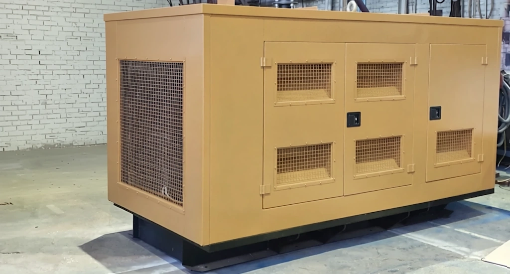 Дизель-генератор ЭТРО в кожухе двигатель Yuchai 320 квт